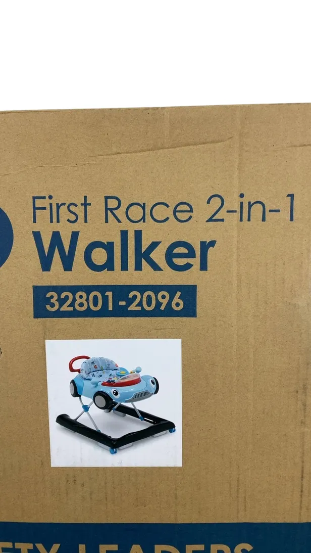 Delta Children First Race 2-In-1 Activity Walker, Blue