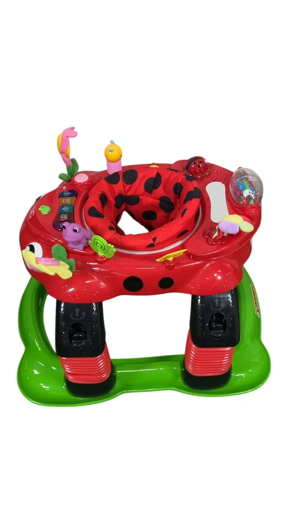 Delta Children Lil' Play Station 4-in-1 Activity Walker, Red/Sadie