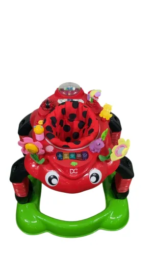 Delta Children Lil' Play Station 4-in-1 Activity Walker, Red/Sadie