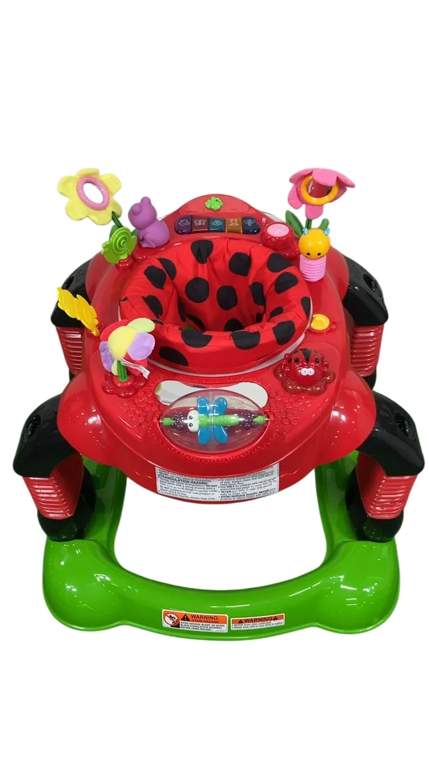 Delta Children Lil' Play Station 4-in-1 Activity Walker, Red/Sadie