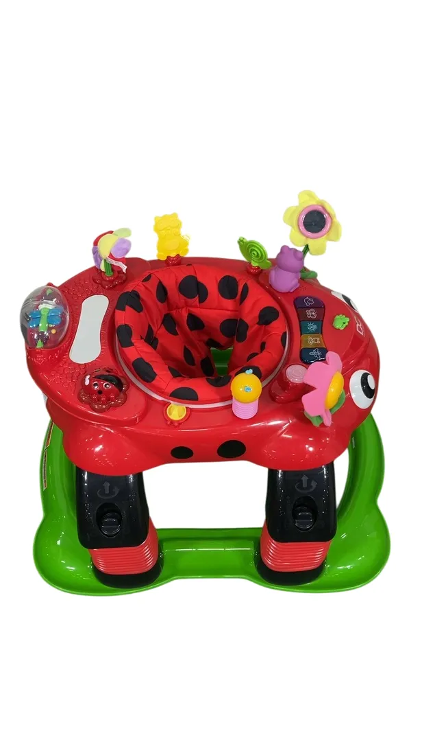 Delta Children Lil' Play Station 4-in-1 Activity Walker, Red/Sadie
