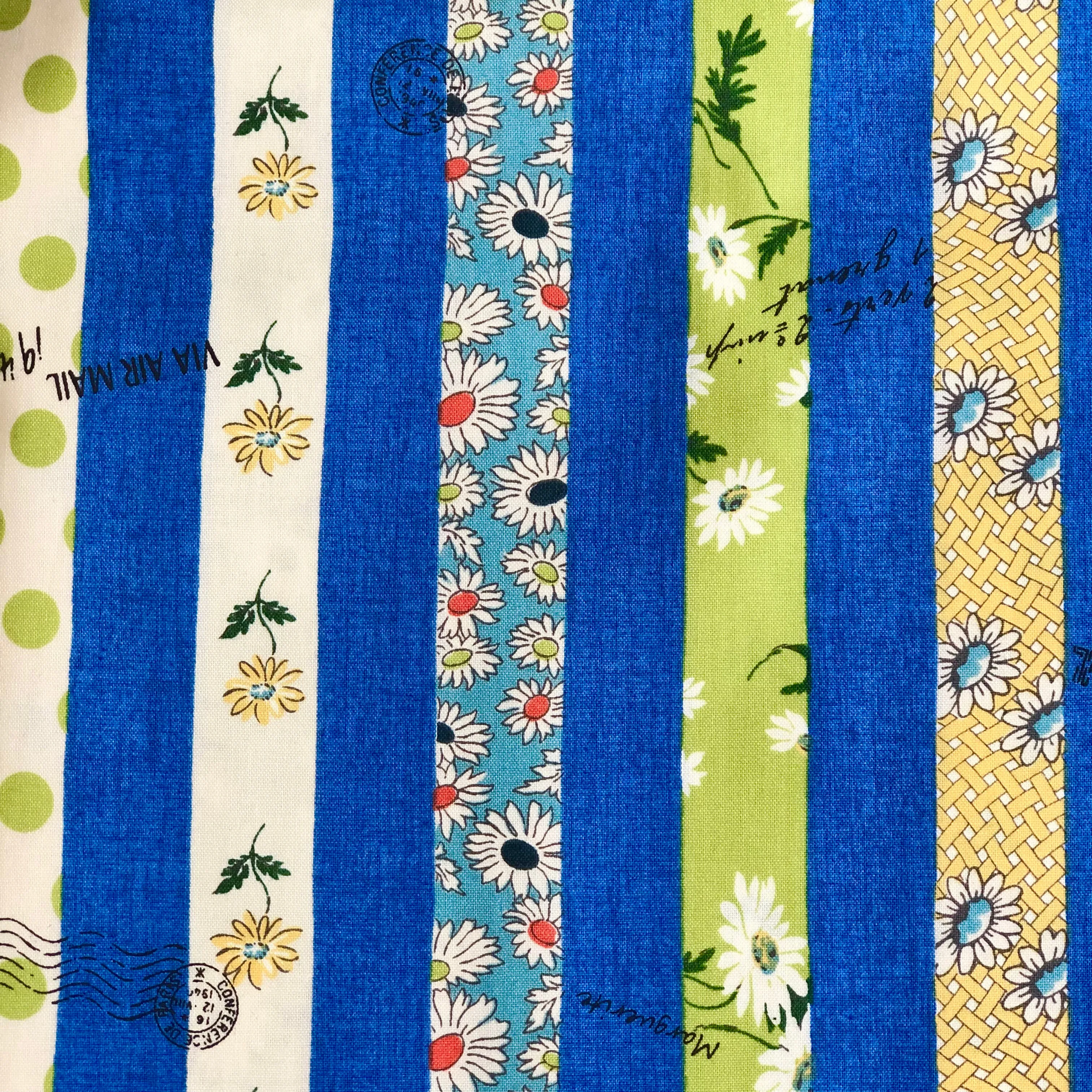 Design Stripes - Blue - Suzuko Koseki - Yuwa