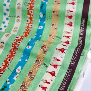 Design Stripes - Mint - Suzuko Koseki - Yuwa