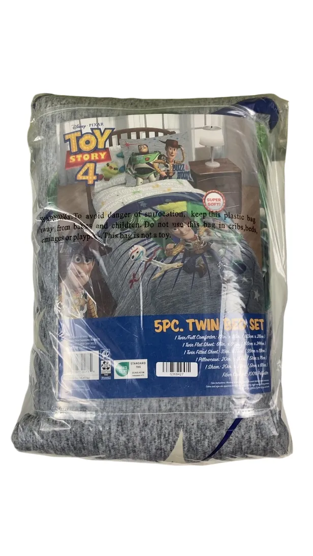 Disney 5 Piece Bed Set Toy Story 4, Twin