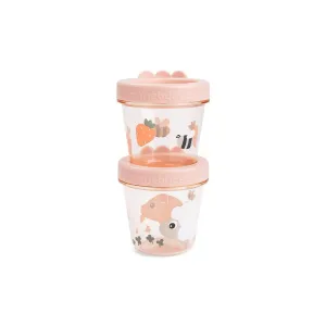 Done By Deer Baby Food Container 2 Pack - Tiny Farm Powder