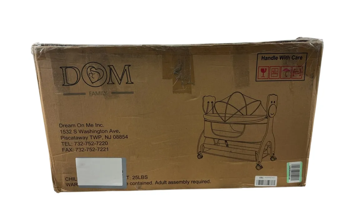 Dream On Me Cub Portable Bassinet Rocking Cradle