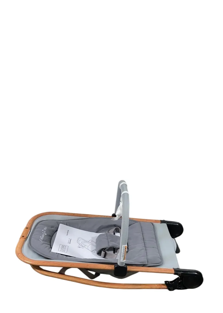 Dream On Me Rock with me 2-in-1 Rocker and Stationary Seat, Grey