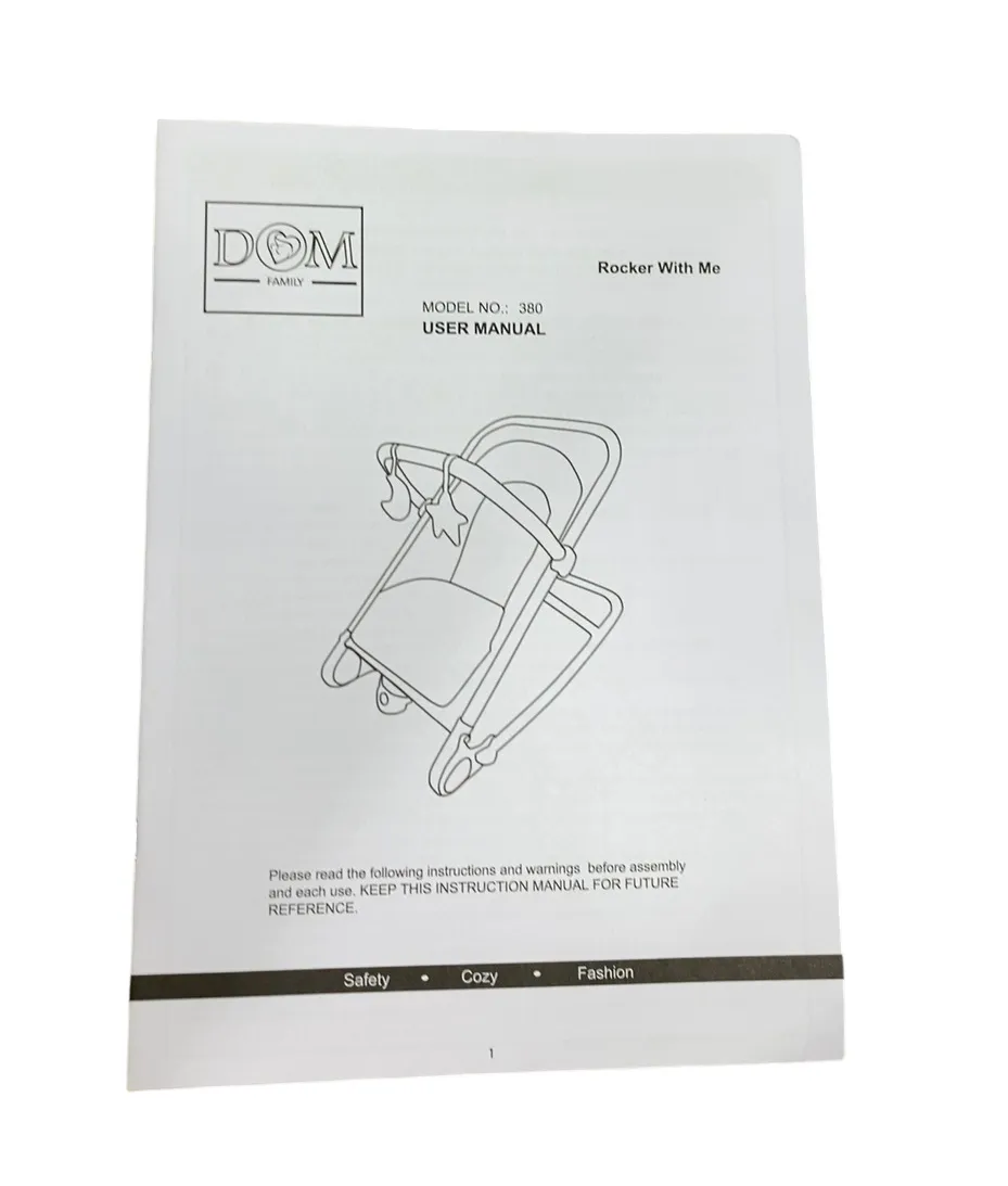 Dream On Me Rock with me 2-in-1 Rocker and Stationary Seat, Grey