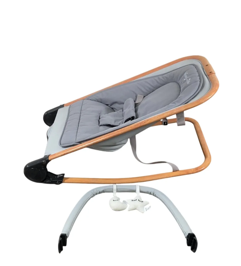 Dream On Me Rock with me 2-in-1 Rocker and Stationary Seat, Grey