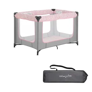 Dream On Me Zodiac Portable Playard, Grey/Pink