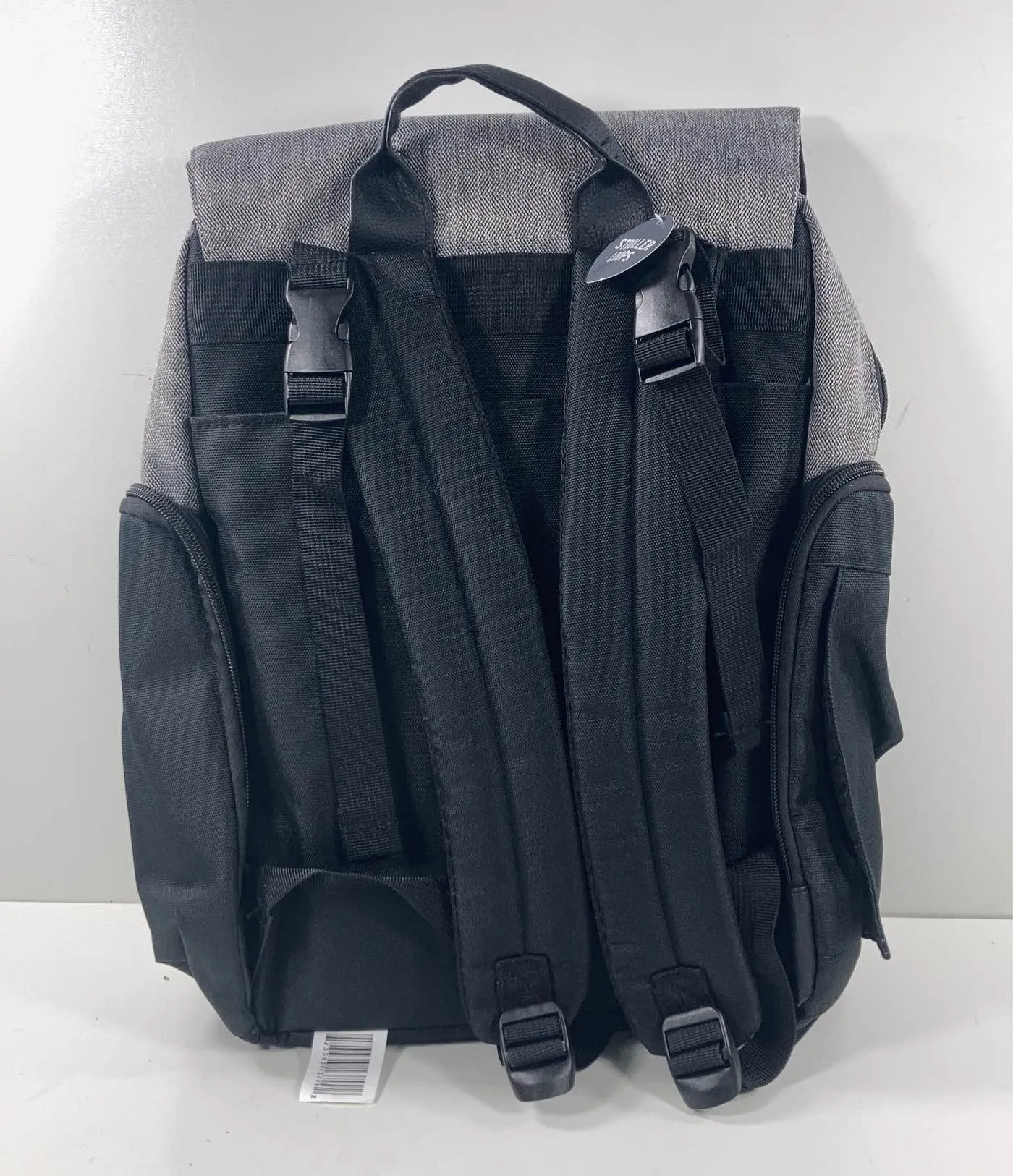 Eddie Bauer Cascade Backpack Diaper Bag, Black/Grey