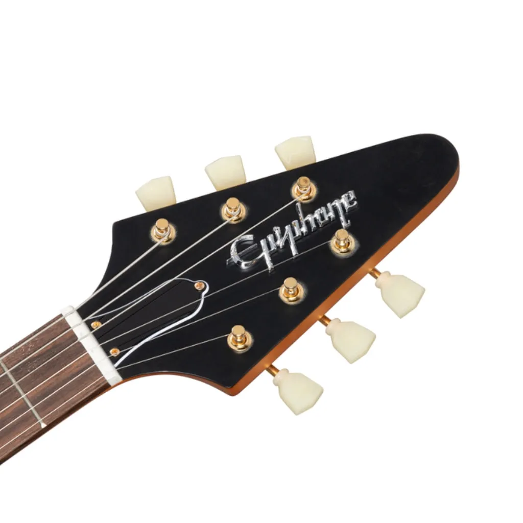 Epiphone - 1958 Korina Flying V Electric Guitar - Aged Natural