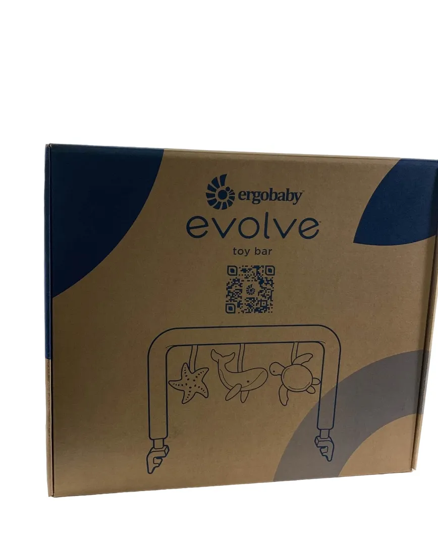 Ergobaby Evolve Bouncer Toy Bar, Ocean Wonders Light Grey