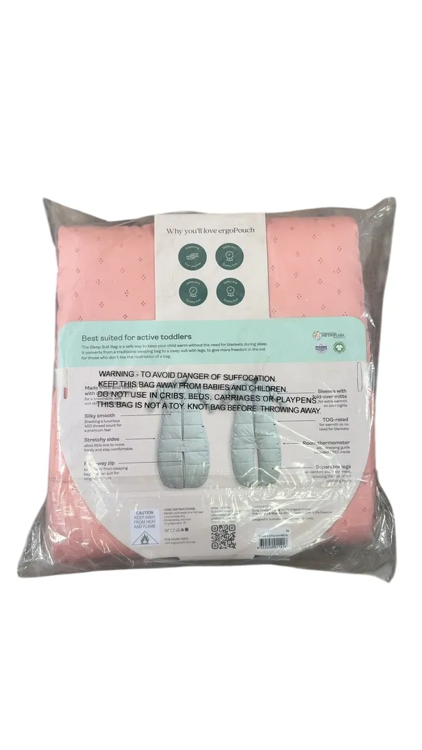 ErgoPouch Sleep Suit Bag TOG 3.5, Berries, 2-4Y