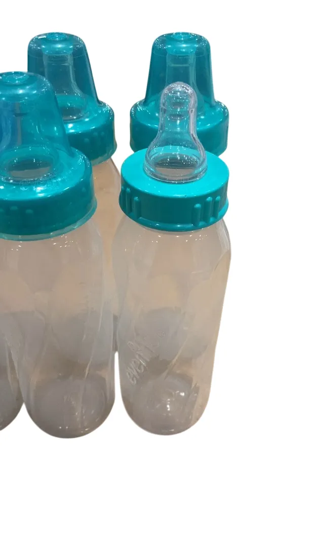 Evenflo Feeding Classic 8 oz Bottles, 12 Pack, Green/Blue/Teal