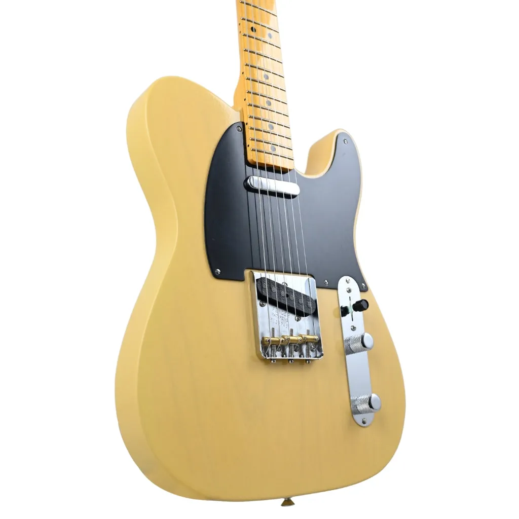 Fender Custom Shop 1950 Double Esquire DLX Closet Classic, 1-Piece Rift Sawn Maple Neck, Faded Nocaster Blonde