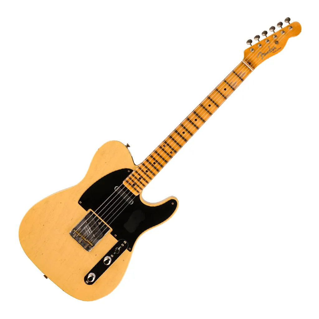 Fender Custom Shop Time Machine 54 Telecaster Journeyman Relic Faded Aged Nocaster Blonde