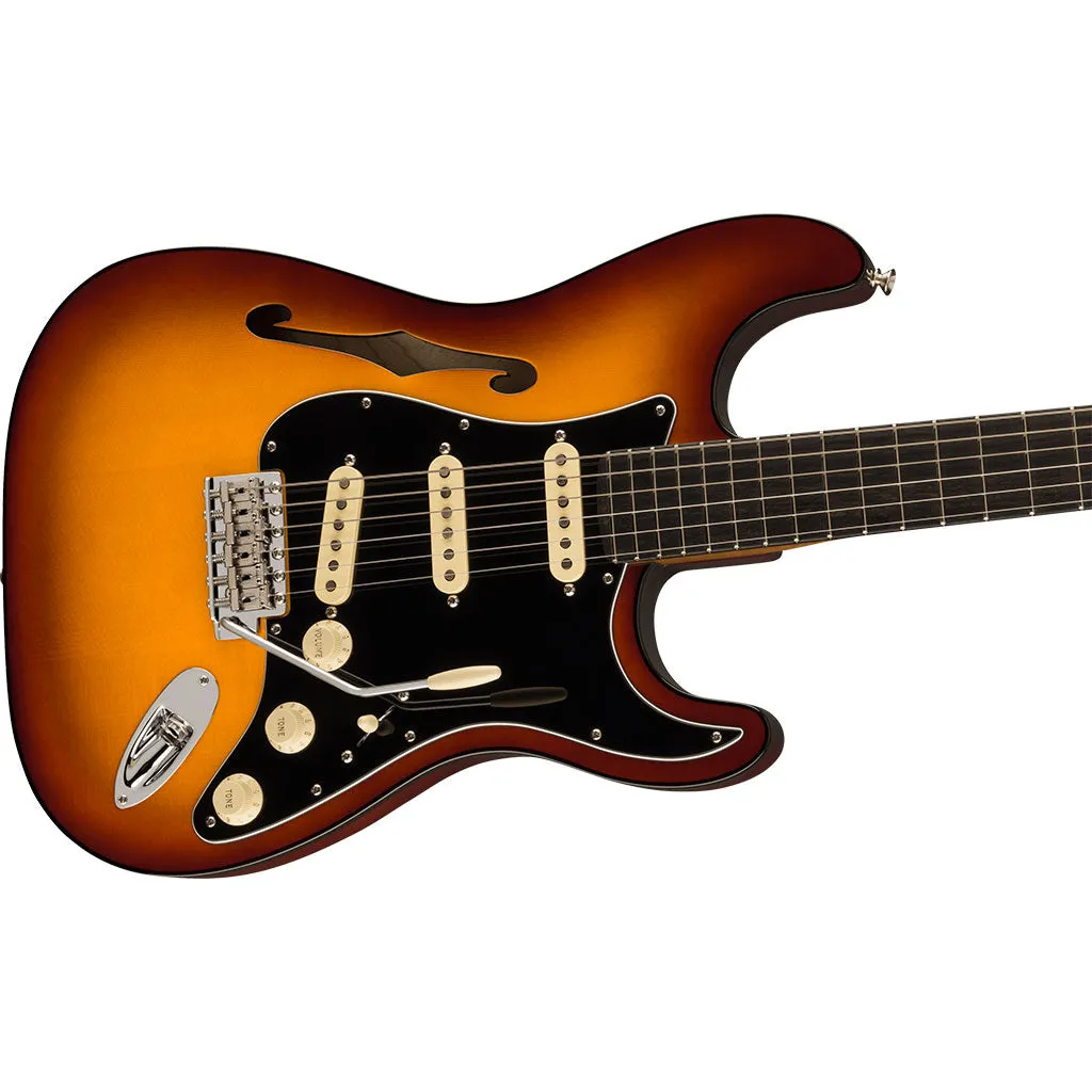 Fender Limited Edition Suona Stratocaster Thinline, Ebony Fingerboard, Violin Burst