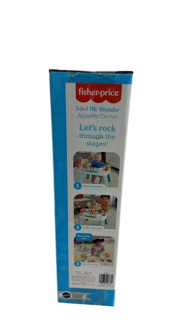 Fisher Price 3-in-1 Hit Wonder Activity Center & Play Table