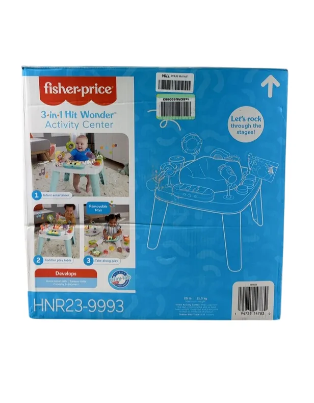 Fisher Price 3-in-1 Hit Wonder Activity Center & Play Table