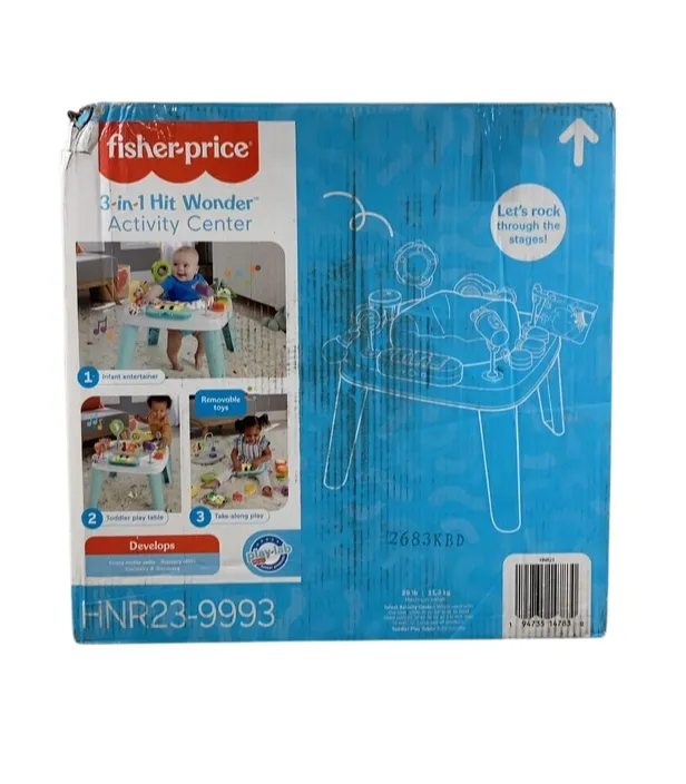 Fisher Price 3-in-1 Hit Wonder Activity Center & Play Table