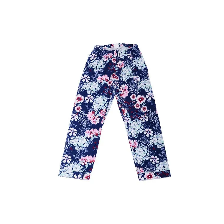 Flannel PJ Set, Blooms in Spring, Size 12