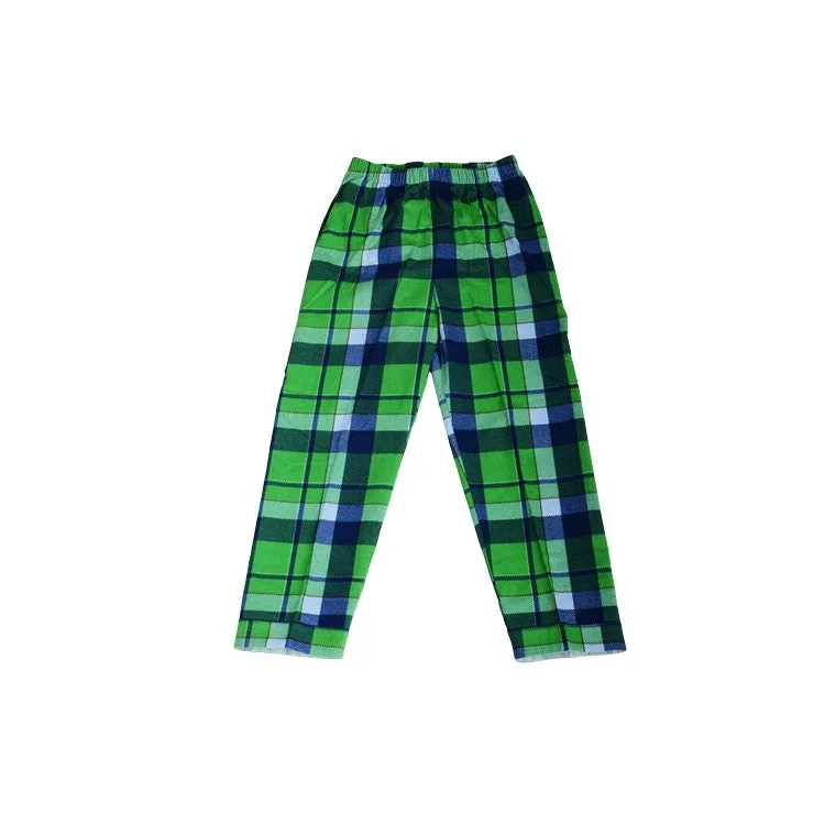 Flannel PJ Set, Kelly Check, Size 10