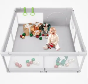 Flying Fish Playpen, Dark Gray, 47 x 47in