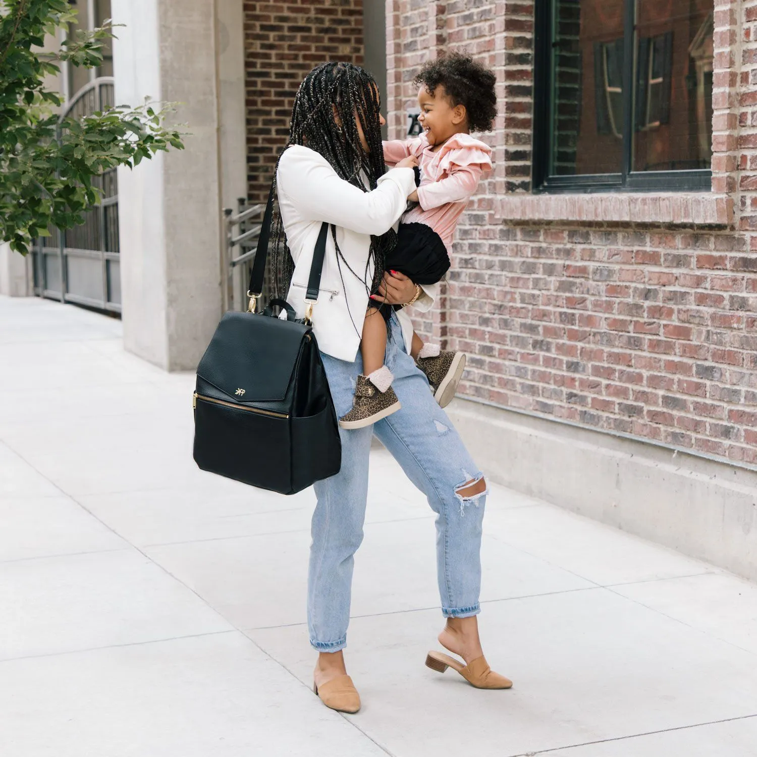 Freshly Picked Classic Diaper Bag II, Ebony