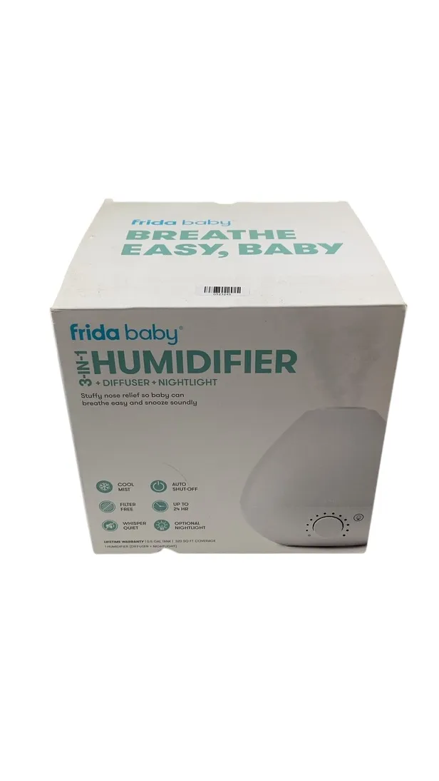 FridaBaby 3-in-1 Humidifier With Diffuser And Nightlight
