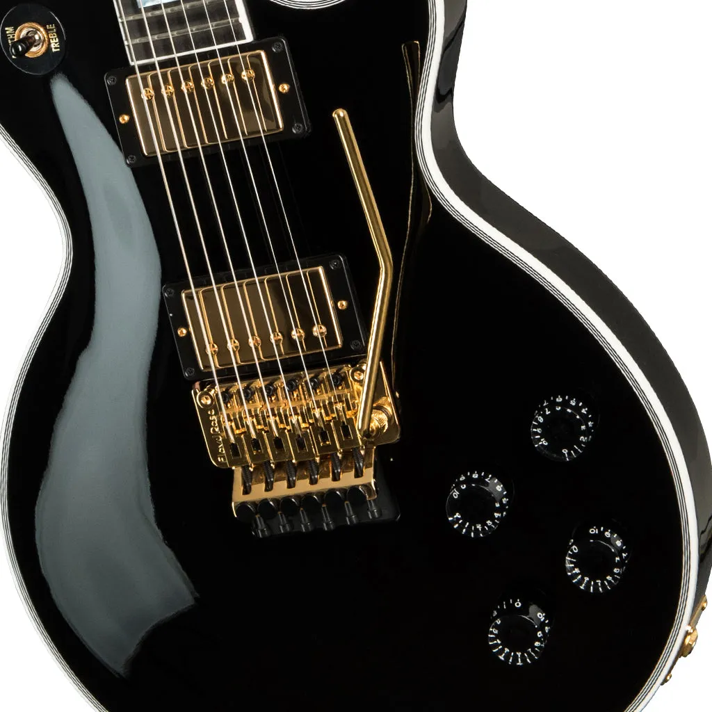 Gibson Les Paul Axcess Custom Ebony (Gold Hardware) - Floyd Rose
