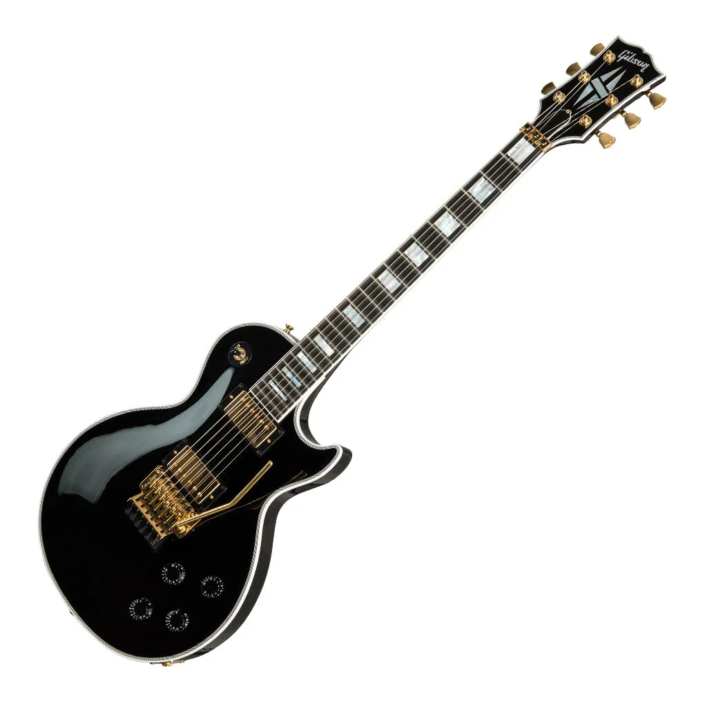 Gibson Les Paul Axcess Custom Ebony (Gold Hardware) - Floyd Rose