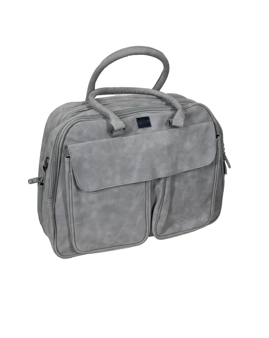 Gladly Family Anthem Pod Diaper Bag, Whisper Gray