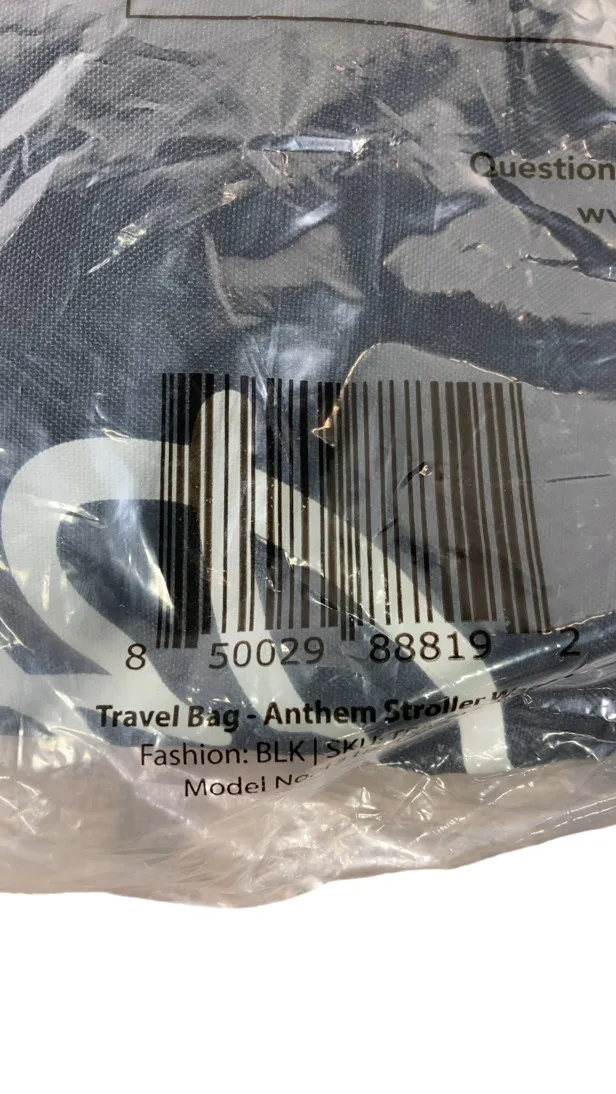 Gladly Family Travel Bag For Anthem Stroller Wagon, Black