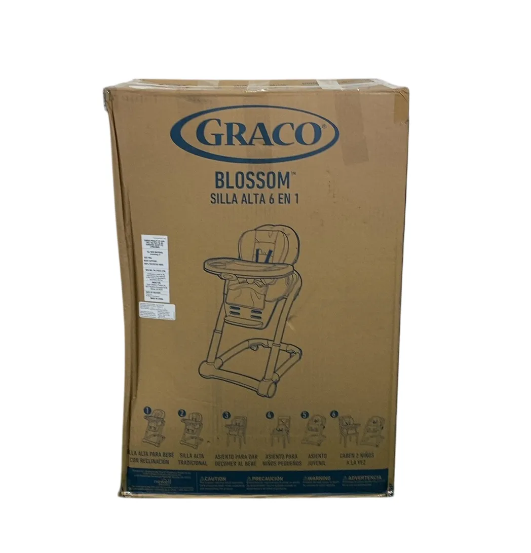 Graco Blossom 6-in-1 Convertible High Chair, Studio