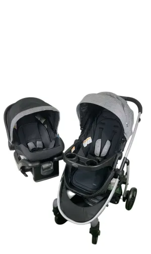 Graco Modes Pramette DLX 3-in-1 Stroller Travel System, 2024, Ellington