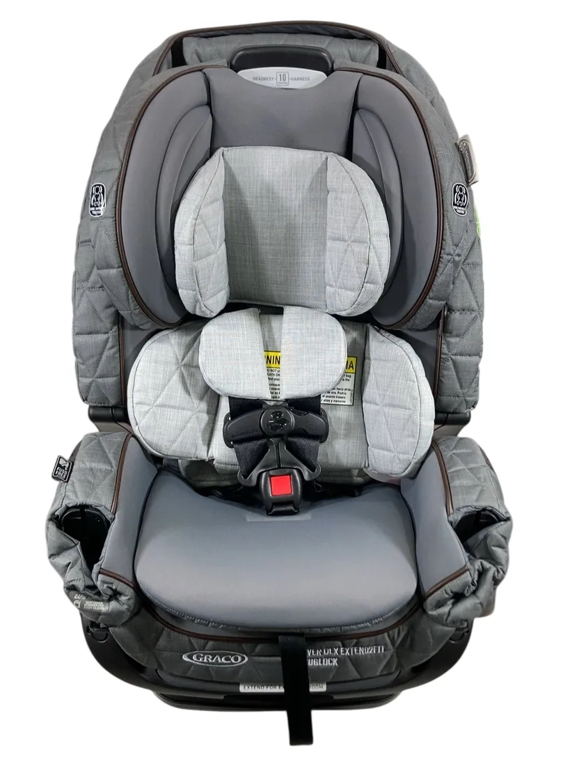 Graco Premier 4Ever DLX Extend2Fit SnugLock 4-in-1 Car Seat featuring Anti-Rebound Bar, 2024, Midtown Collection