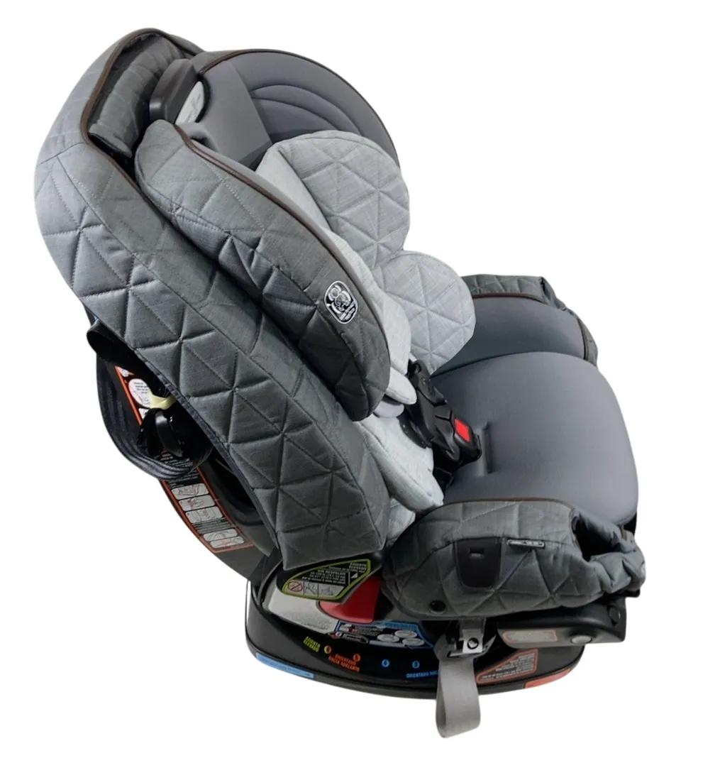 Graco Premier 4Ever DLX Extend2Fit SnugLock 4-in-1 Car Seat featuring Anti-Rebound Bar, 2024, Midtown Collection