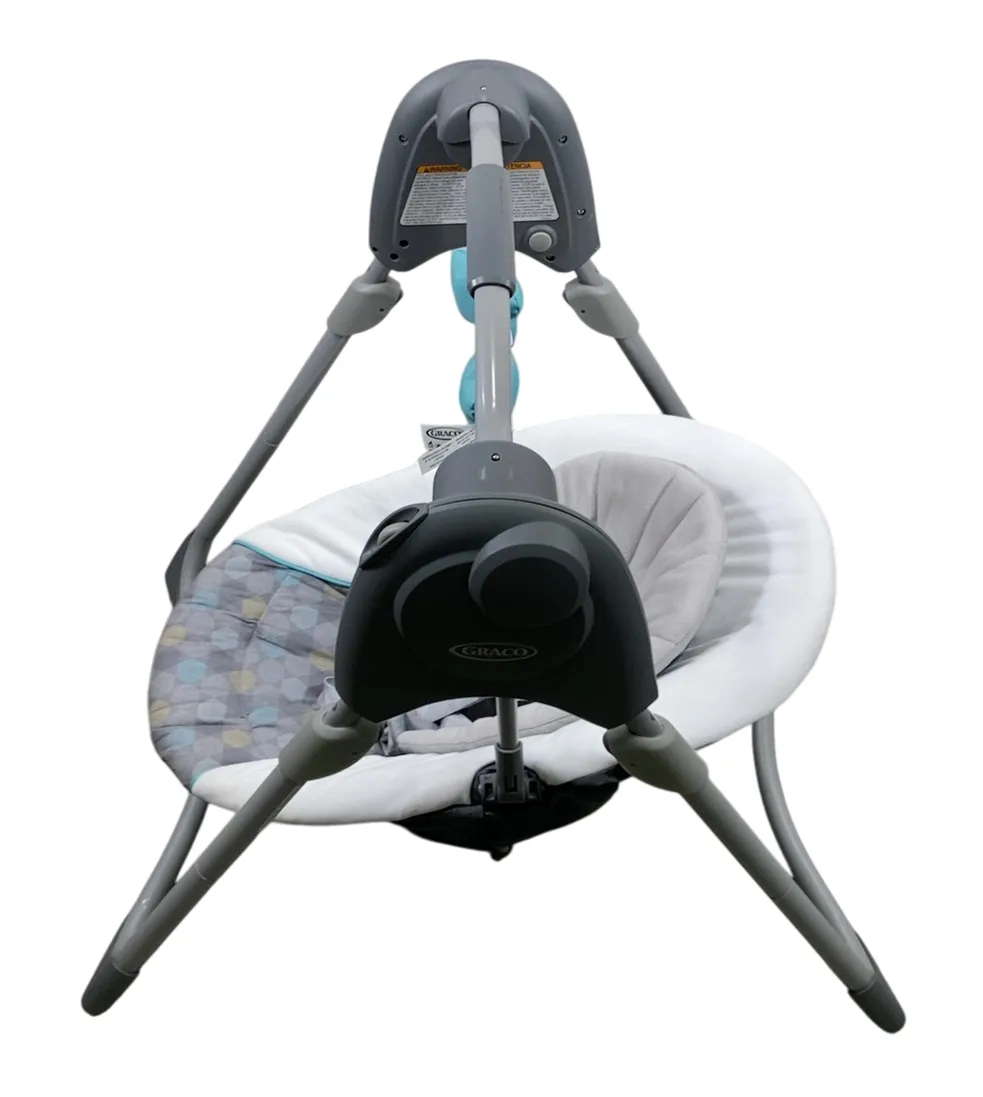 Graco Slim Spaces Compact Baby Swing, Grey