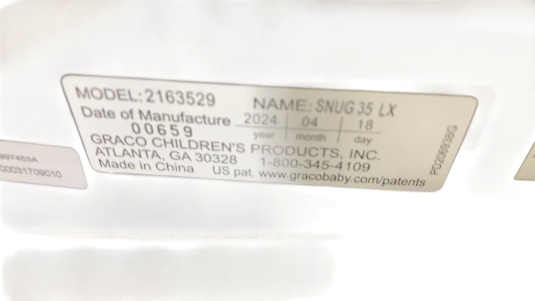 Graco SnugRide 35 LX Infant Car Seat, 2024, Elko