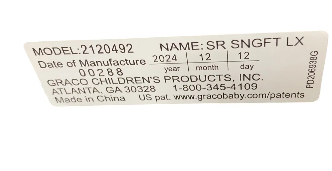 Graco SnugRide SnugFit 35 LX Infant Car Seat, Pierce, 2024