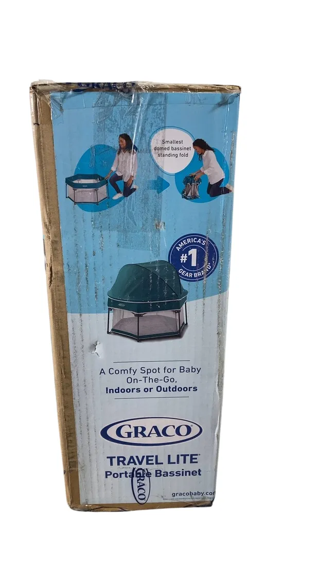 Graco Travel Lite Portable Bassinet, Brixton Fashion
