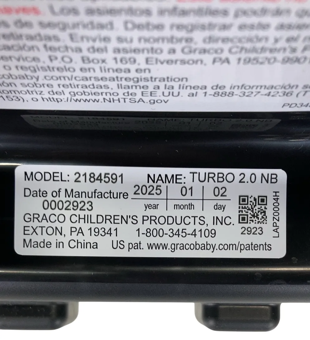 Graco TurboBooster 2.0 Backless Booster Car Seat, 2025, Trisha