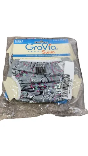 GroVia Swim Diaper, Ophelia, 2 Pack, Size 1 (10-19lbs)