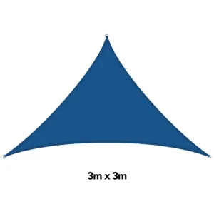 H&G Shade Sail Triangle Ocean, 3x3m