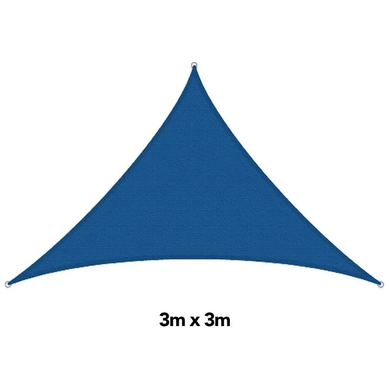 H&G Shade Sail Triangle Ocean, 3x3m