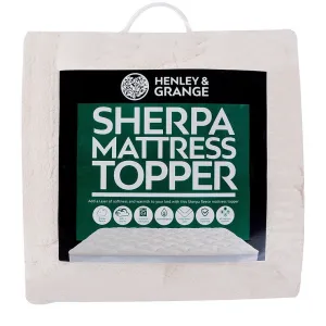 H&G Sherpa Mattress Topper, King