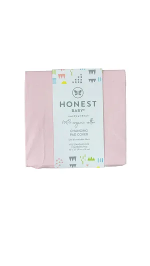 Honest Baby Organic Cotton Changing Pad Cover, Light Pink