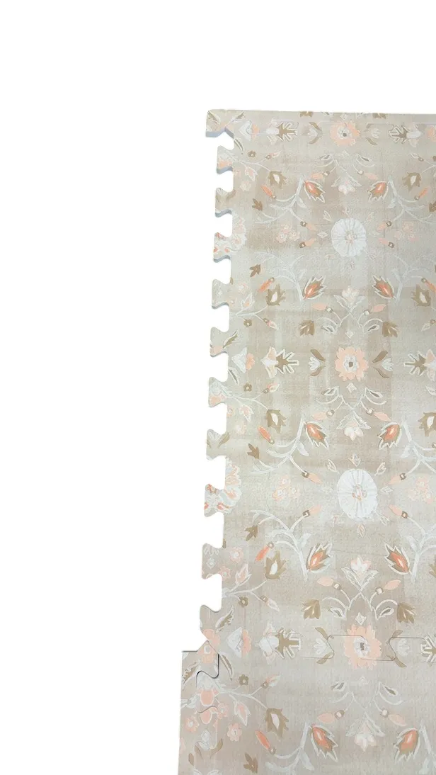 House Of Noa Little Nomad Play Mat, 4x6', Gemma, Linen