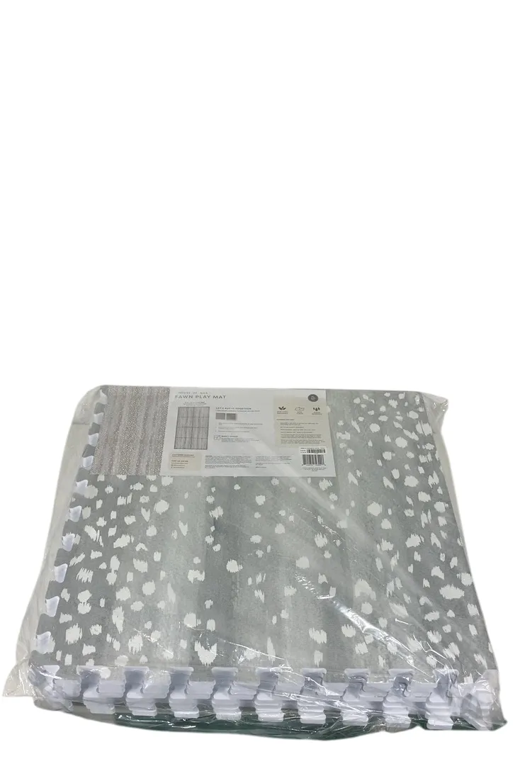 House Of Noa Little Nomad Play Mat, Silver, Fawn, 4x8'
